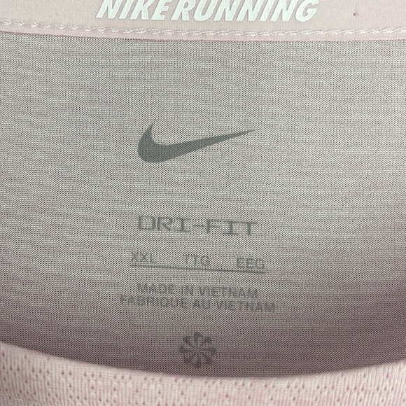 Nike Dri-Fit running crew neck short sleeve shirt men’s XXL stretch side slits - Picture 5 of 11